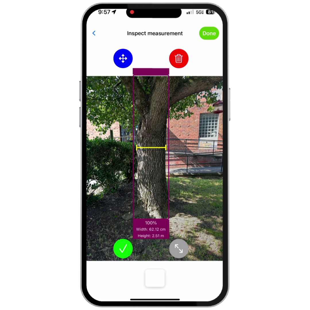 Tree Measurement | AI, LIDAR, AR